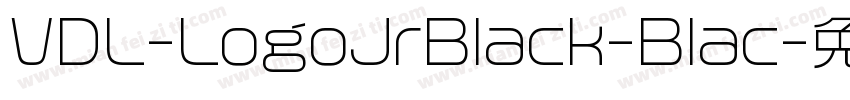 VDL-LogoJrBlack-Blac字体转换
