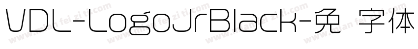 VDL-LogoJrBlack字体转换