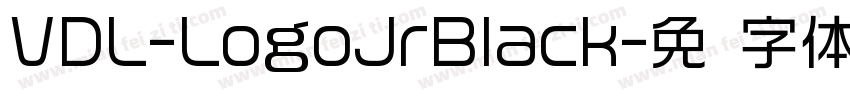 VDL-LogoJrBlack字体转换
