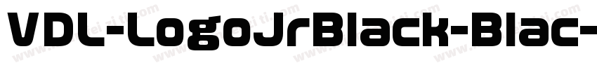 VDL-LogoJrBlack-Blac字体转换