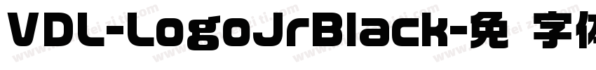 VDL-LogoJrBlack字体转换