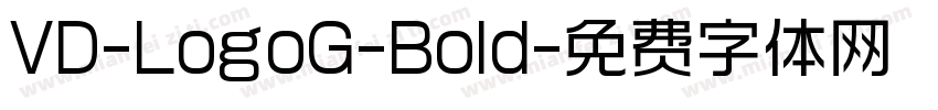 VD-LogoG-Bold字体转换
