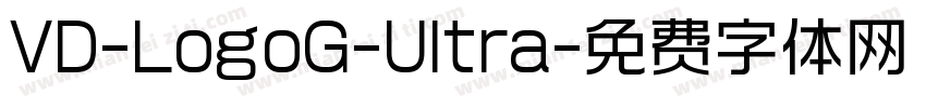 VD-LogoG-Ultra字体转换