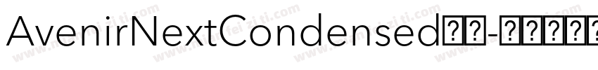 AvenirNextCondensed系列字体转换