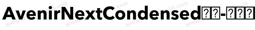 AvenirNextCondensed系列字体转换