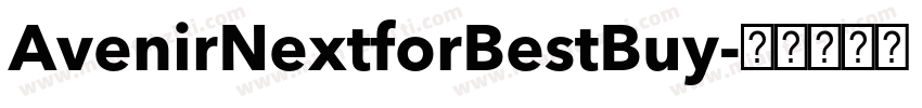 AvenirNextforBestBuy字体转换