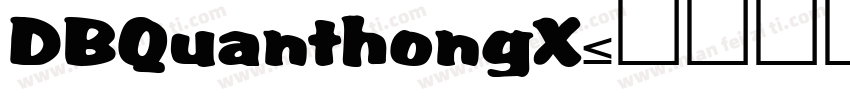 DBQuanthongX字体转换