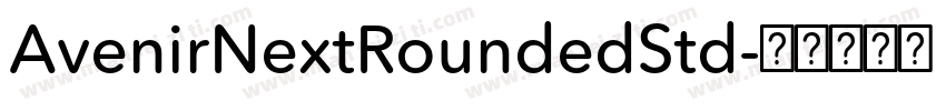 AvenirNextRoundedStd字体转换