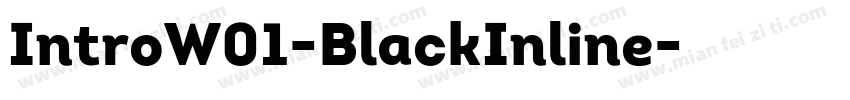 IntroW01-BlackInline字体转换