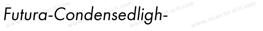Futura-Condensedligh字体转换