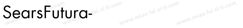 SearsFutura字体转换
