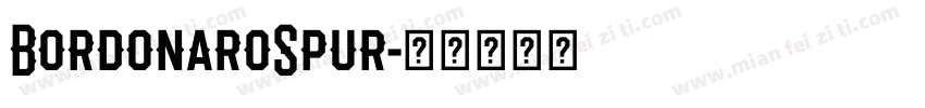 BordonaroSpur字体转换