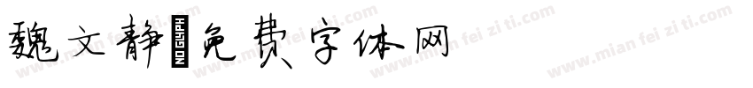 魏文静字体转换