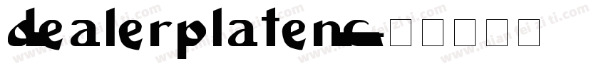 DealerplateNC字体转换