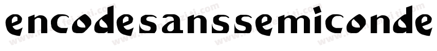 encodesanssemiconden字体转换