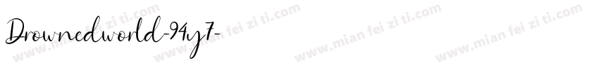 Drownedworld-94y7字体转换
