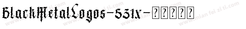BlackMetalLogos-531x字体转换