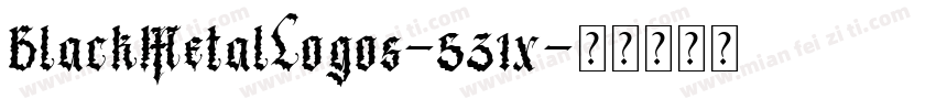 BlackMetalLogos-531x字体转换