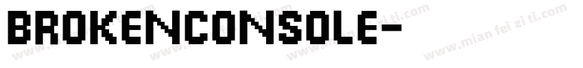 brokenconsole字体转换