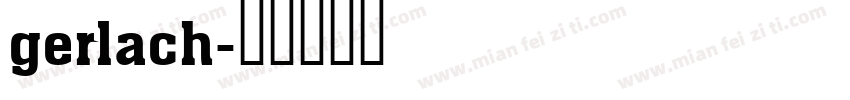 gerlach字体转换