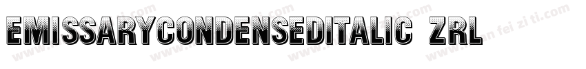 EmissaryCondensedItalic-5ZrL字体转换