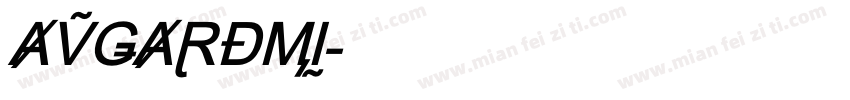AVGARDMI字体转换