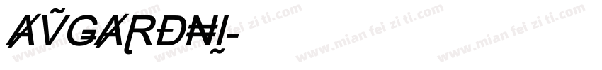 AVGARDNI字体转换