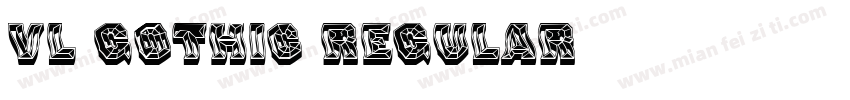 VL-Gothic-Regular字体转换