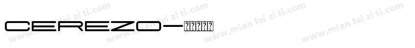 cerezo字体转换