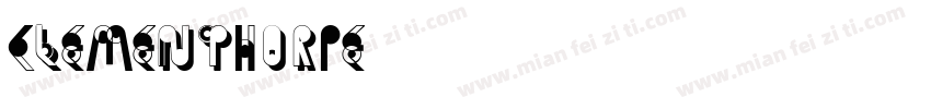 clementhorpe字体转换