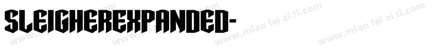 SleigherExpanded字体转换