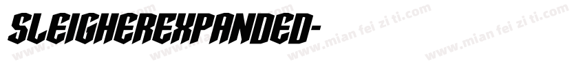 SleigherExpanded字体转换