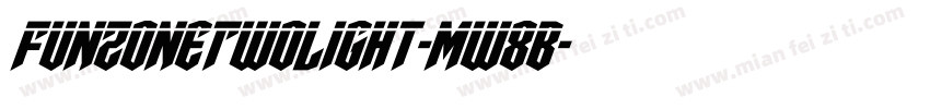 FunzoneTwoLight-Mw8B字体转换