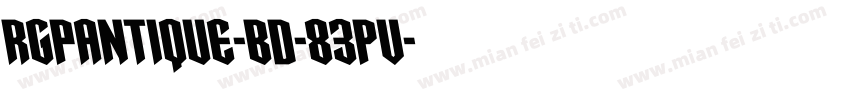 RgPAntique-Bd-83pv字体转换
