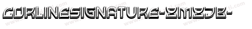 CorlineSignature-8M8jB字体转换