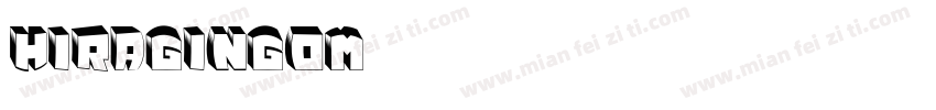 HiragingoM字体转换