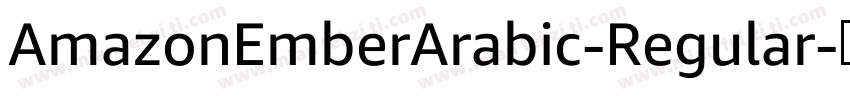 AmazonEmberArabic-Regular字体转换
