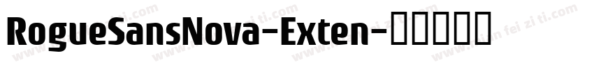 RogueSansNova-Exten字体转换