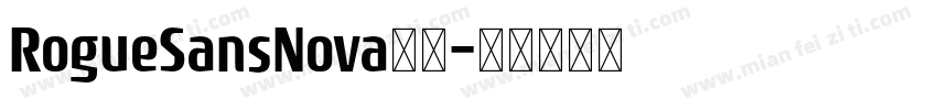 RogueSansNova下载字体转换