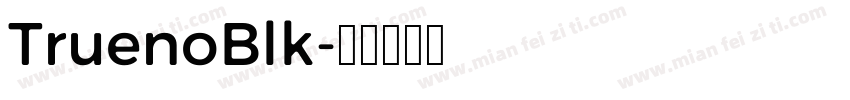 TruenoBlk字体转换