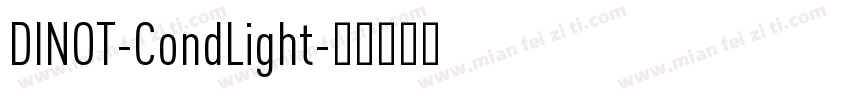 DINOT-CondLight字体转换