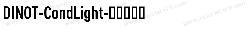 DINOT-CondLight字体转换