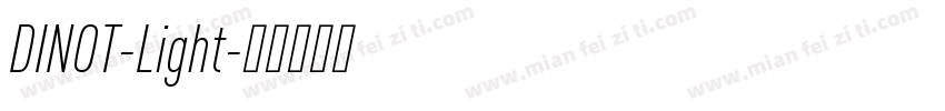 DINOT-Light字体转换