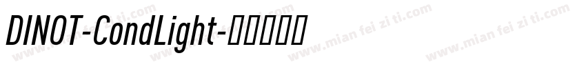 DINOT-CondLight字体转换