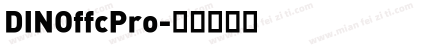 DINOffcPro字体转换