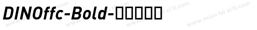 DINOffc-Bold字体转换