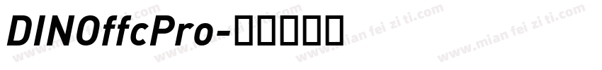 DINOffcPro字体转换