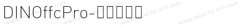DINOffcPro字体转换
