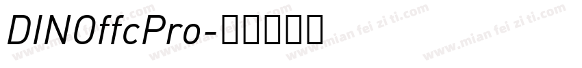 DINOffcPro字体转换
