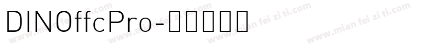 DINOffcPro字体转换